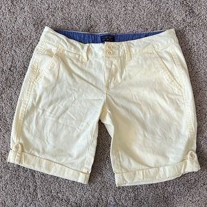 Pale yellow Polo shorts